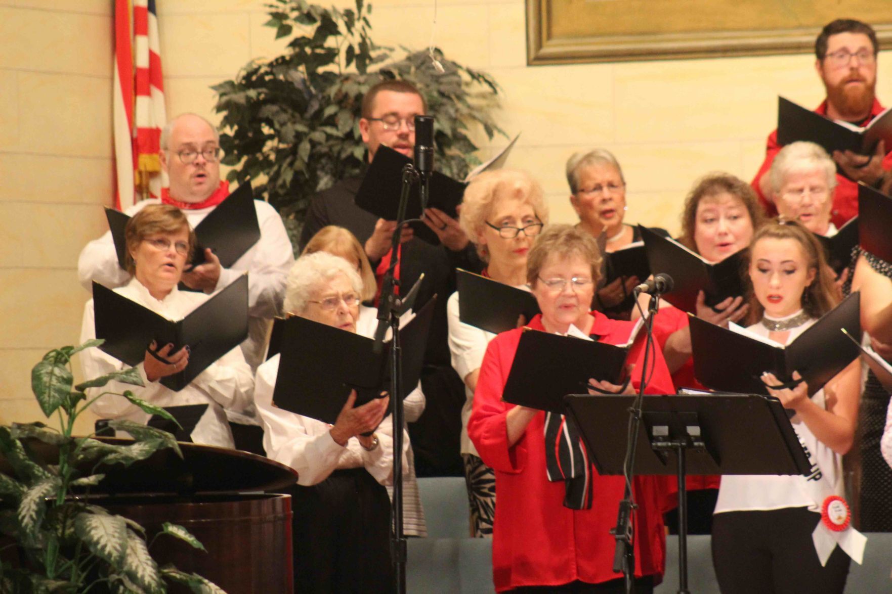 Pops singers raise their voices